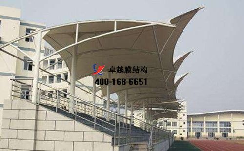 朔州<font color='red'>膜結構看臺</font>/舞臺【朔州市躍勝實業(yè)公司等】設計施工案例