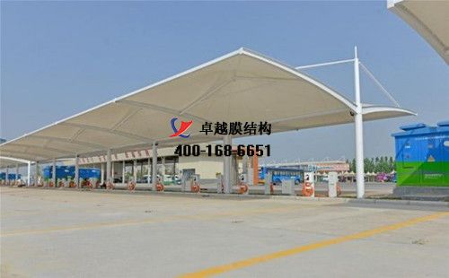 ?？h膜結(jié)構(gòu)充電站樁停車棚/雨棚【浚縣漢生食品有限責(zé)任公司等】工程設(shè)計(jì)施工案例