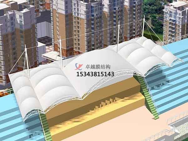 吳忠市體育場膜結(jié)構(gòu)罩棚/籃球、羽毛球、網(wǎng)球場地設(shè)計【公司直銷】?? ?