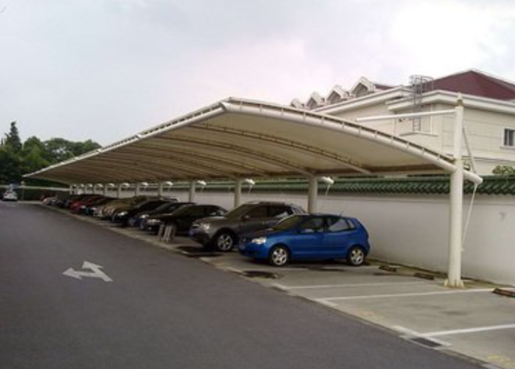 膜結(jié)構(gòu)車棚是否是精品？看清楚了，再掏錢購買哦。